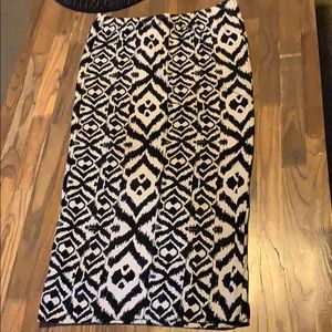 pencil maxi skirt